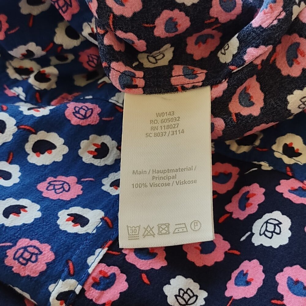 Boden Azalea Bud Floral Tunic Dress Boho Chic Casual Garden Cottage Size 4 - Picture 7 of 7